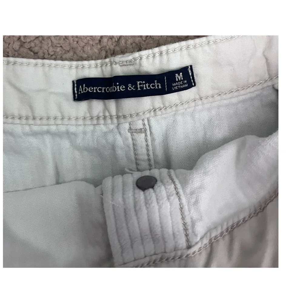 Vintage White Corduroy Abercrombie and Fitch Skirt M